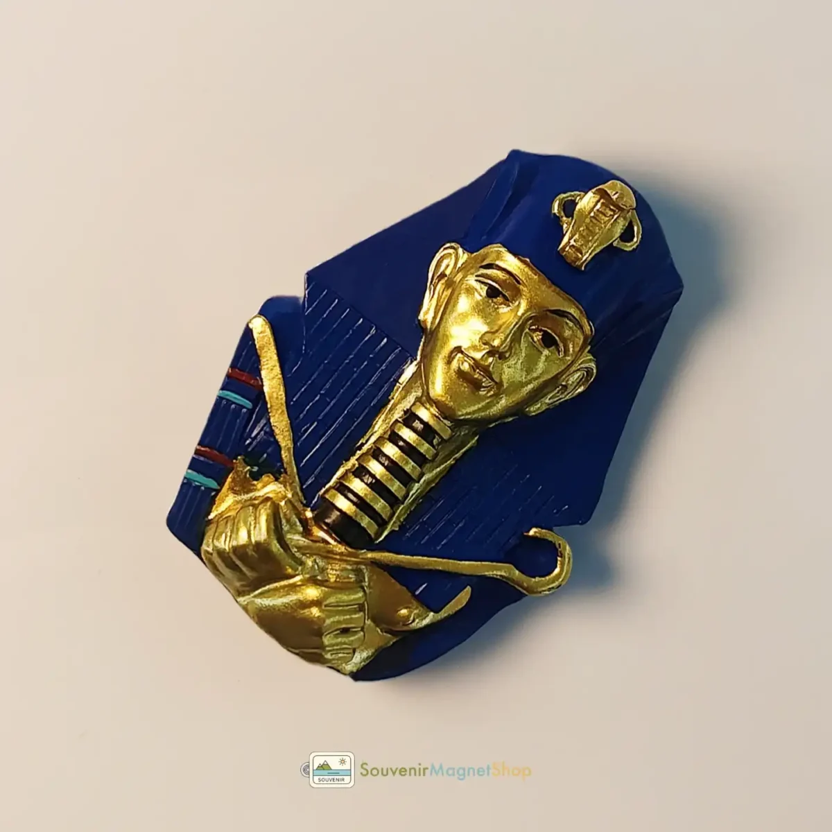 Egypt Pharaoh Tutankhamun fridge magnet right view