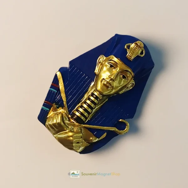 Egypt Pharaoh Tutankhamun fridge magnet right view