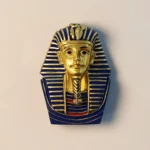 Egypt Tutankhamun Pharaoh Mask fridge magnet front view