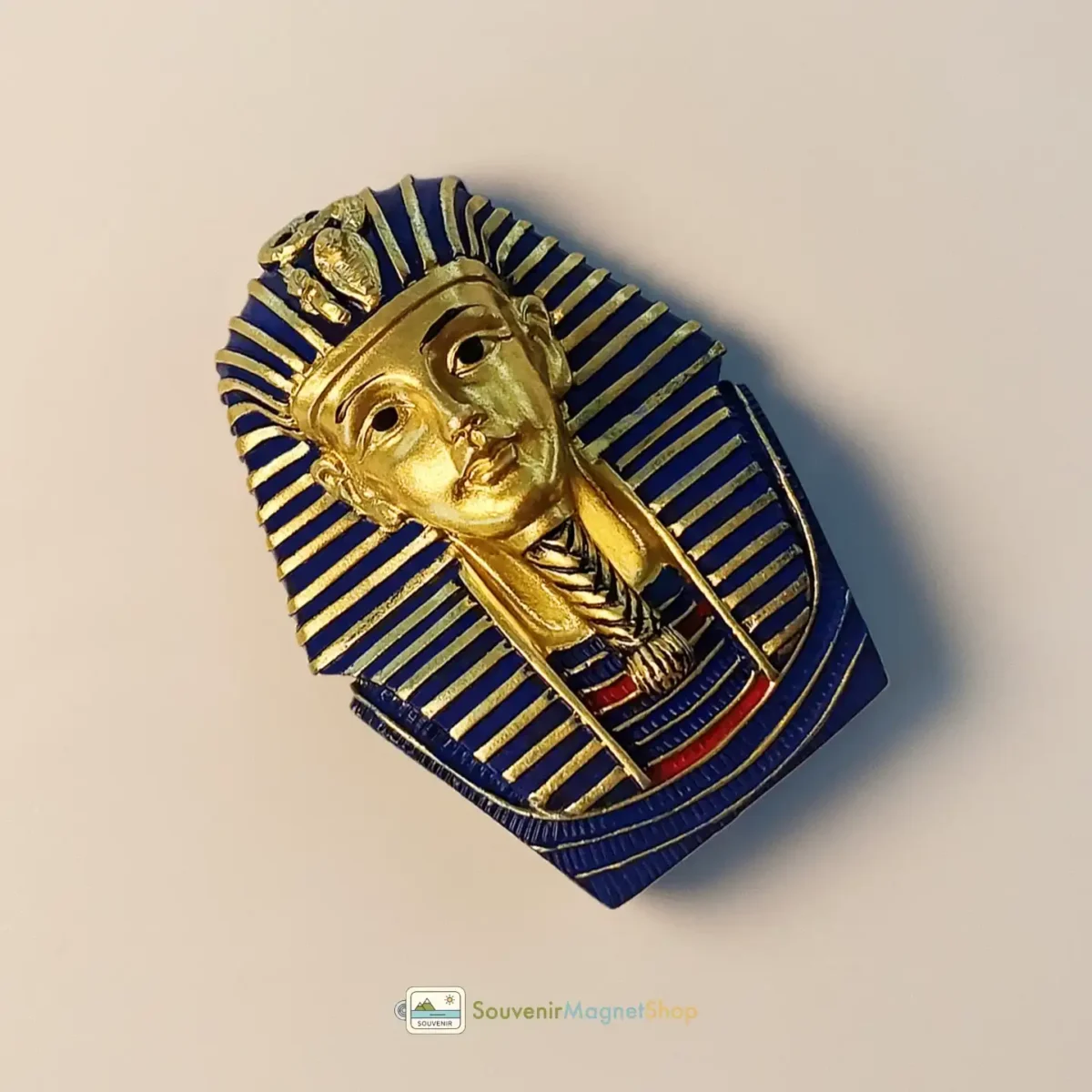 Egypt Tutankhamun Pharaoh Mask fridge magnet left view