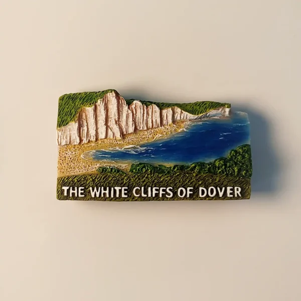England Dover White Cliffs fridge magnet front view