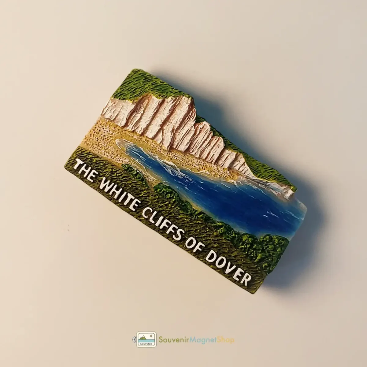 England Dover White Cliffs fridge magnet right view