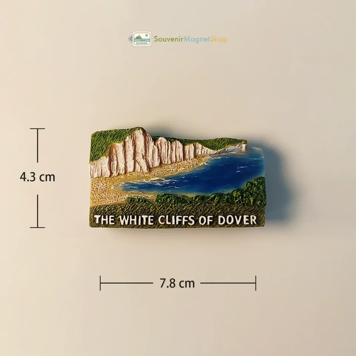 England Dover White Cliffs fridge magnet size view