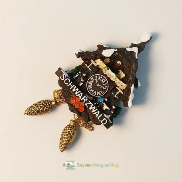 Germany Black Forest Cuckoo Clock fridge magnet right view