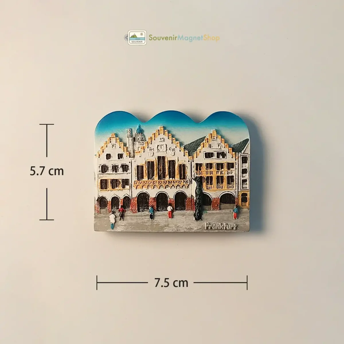 Germany Frankfurt Römerberg fridge magnet size view