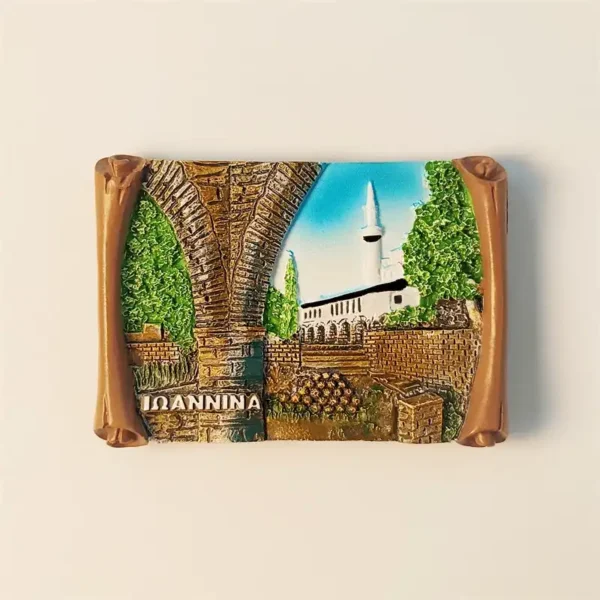 Greece Ioannina Castle fridge magnet front view