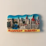 Hungary Budapest Chain Bridge Parliament Building fridge magnet front view