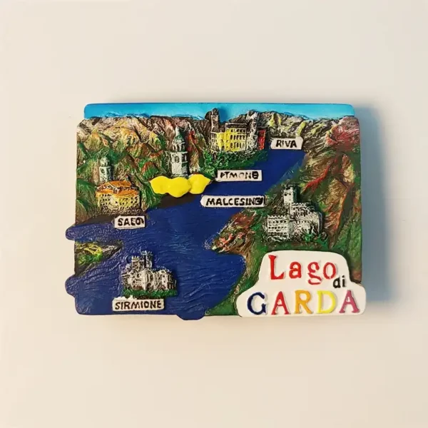 Italy Lake Garda fridge magnet front view