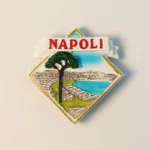 Italy Naples Historic Site fridge magnet front view