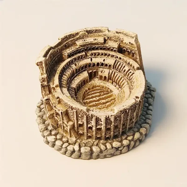 Italy Rome Colosseum decorative figurine front view
