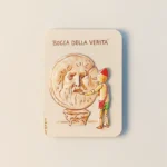 Italy Rome Mouth of Truth fridge magnet front view.