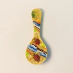Jamaica sea turtle spoon shaped fridge magnet front view