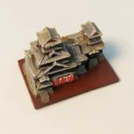 Japan Kumamoto Castle front view 3D resin decorative figurine