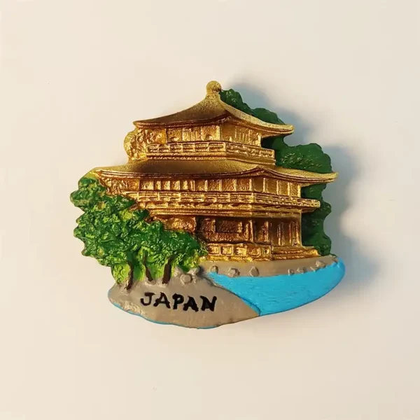 Japan Kyoto Kinkakuji fridge magnet front view
