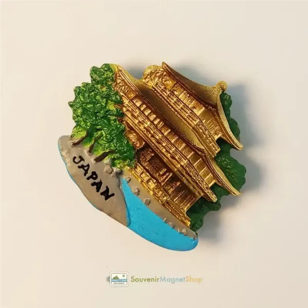 Japan Kyoto Kinkakuji fridge magnet right view