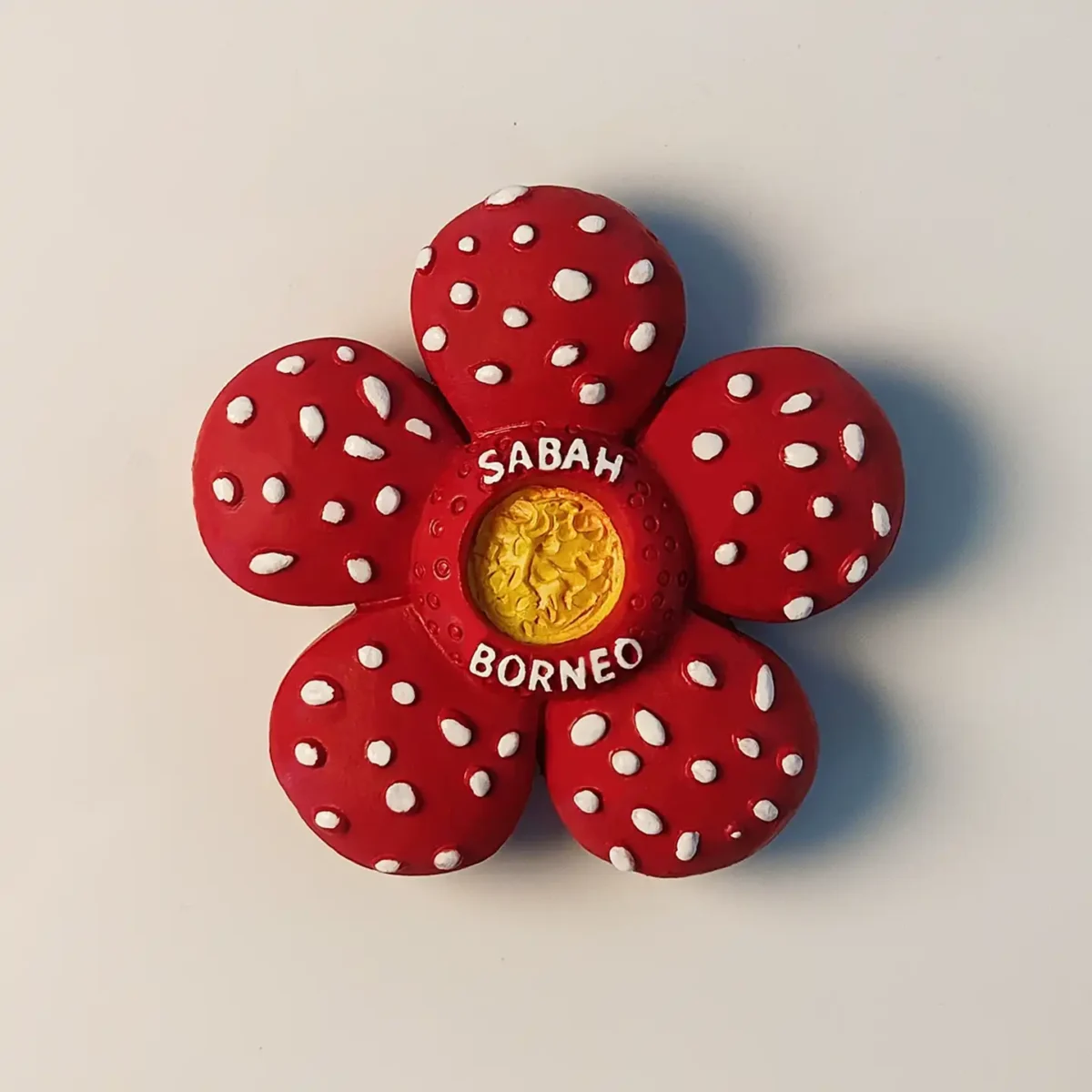 Malaysia Sabah Borneo Rafflesia flower fridge magnet front view
