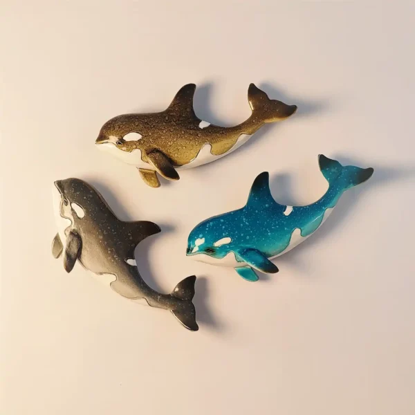 Malaysia Semporna orca fridge magnet front view