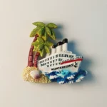 Montenegro cruise ship fridge magnet front view.