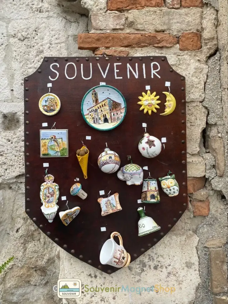 Shield-shaped magnet display for Roman and Viking magnets