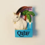 Qatar Oryx fridge magnet front view