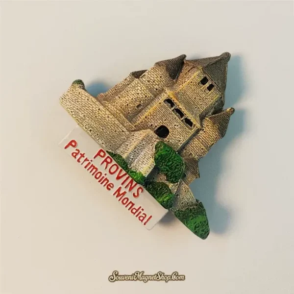 France Provins Caesar's Tower travel gift magnet, a memorable keepsake from the UNESCO World Heritage site, perfect for history lovers and travelers.